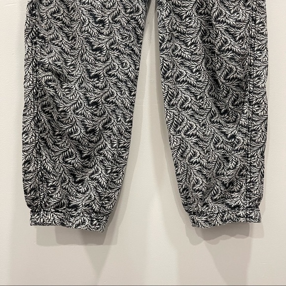 Anthropologie Rhys Utility Linen Printed Jogger Pants Drawstring Medium - Picture 5 of 13